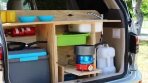 Campervan Village Aventus kitchen
