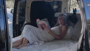 Campervan Village Johnny Feelgood inside